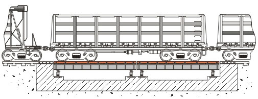 Железнодорожные весы ВВС-100-2-БФ